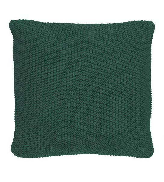 Marc O'Polo Kissen quadratisch Nordic Knit in Deep Green 