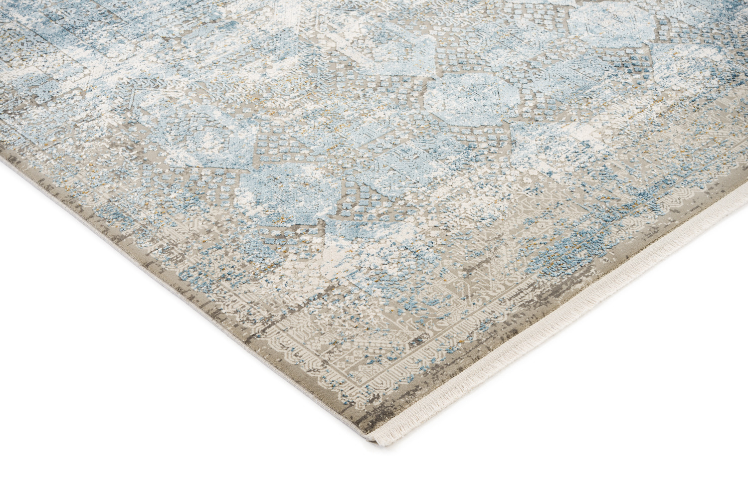 Musterring Deluxe Collection Apollo Teppich in Grau-Blau 