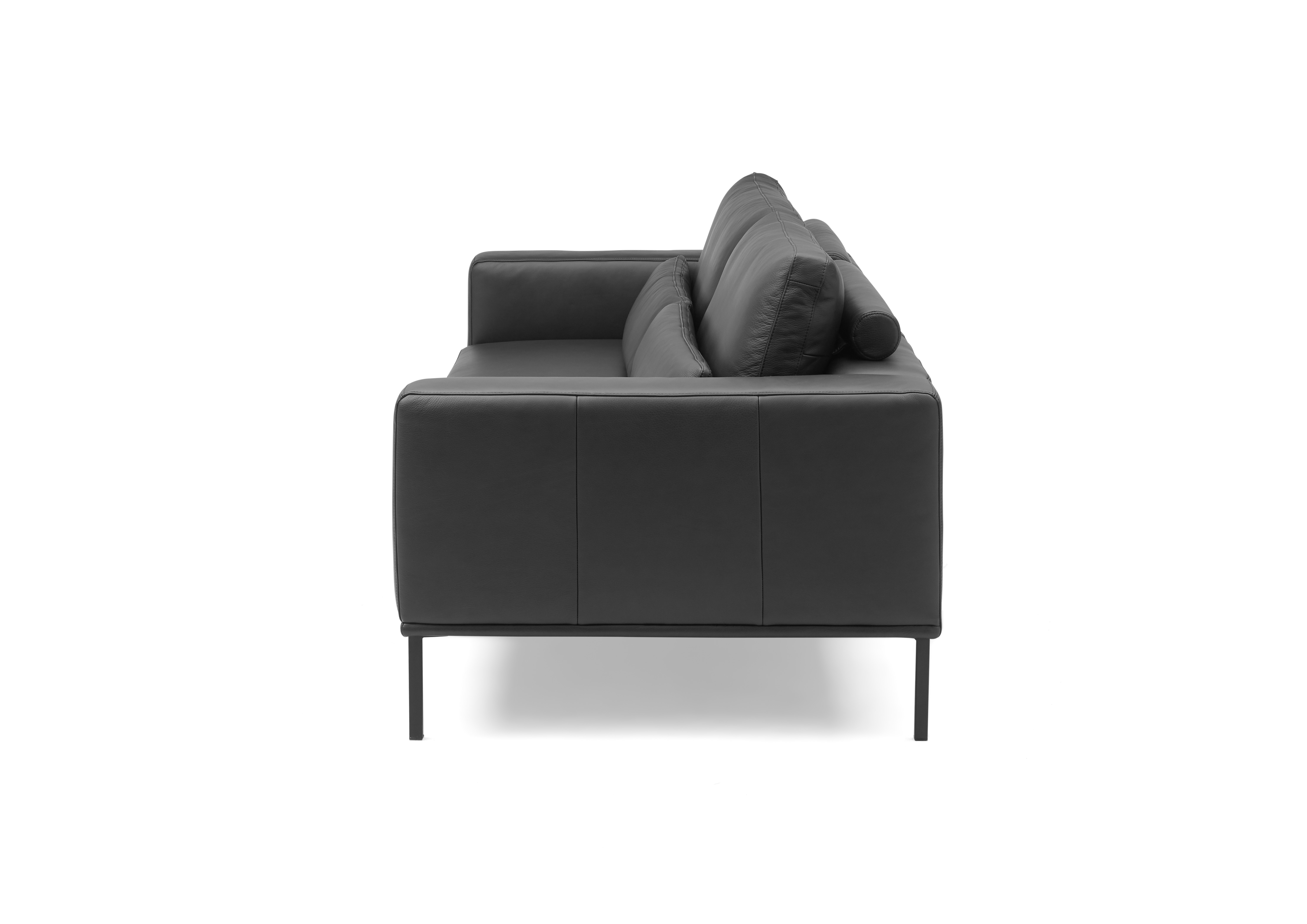 Musterring JustB! PM100 Sofa in Leder Schwarz 