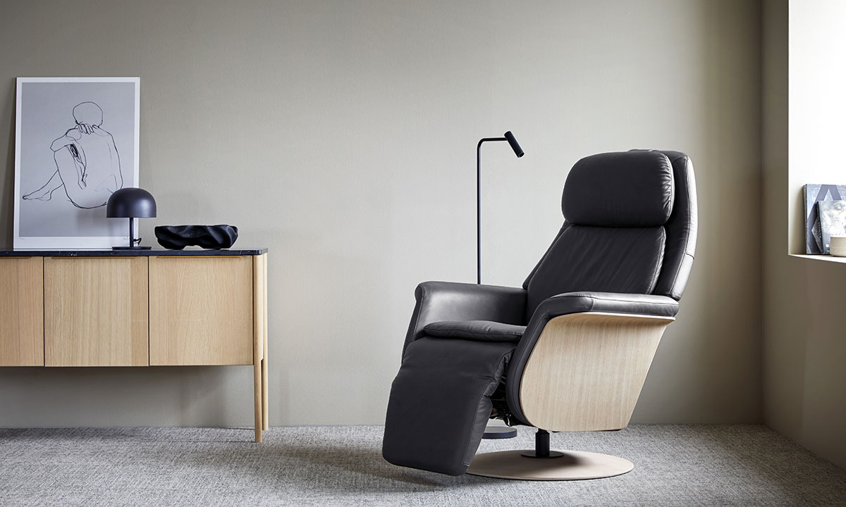 AKTION Stressless Sam Power Sessel mit Sirius-Gestell in Leder Paloma 