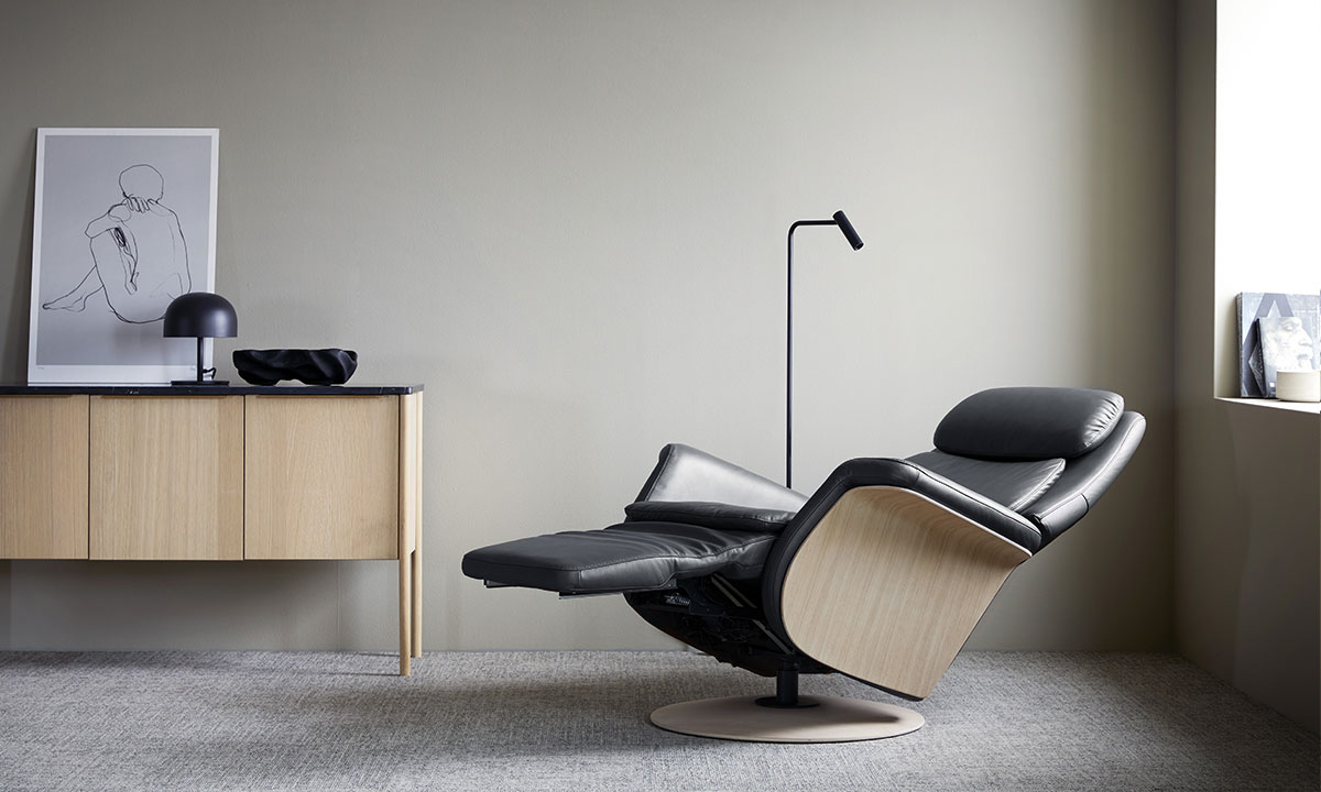 AKTION Stressless Sam Power Sessel mit Sirius-Gestell in Leder Paloma 