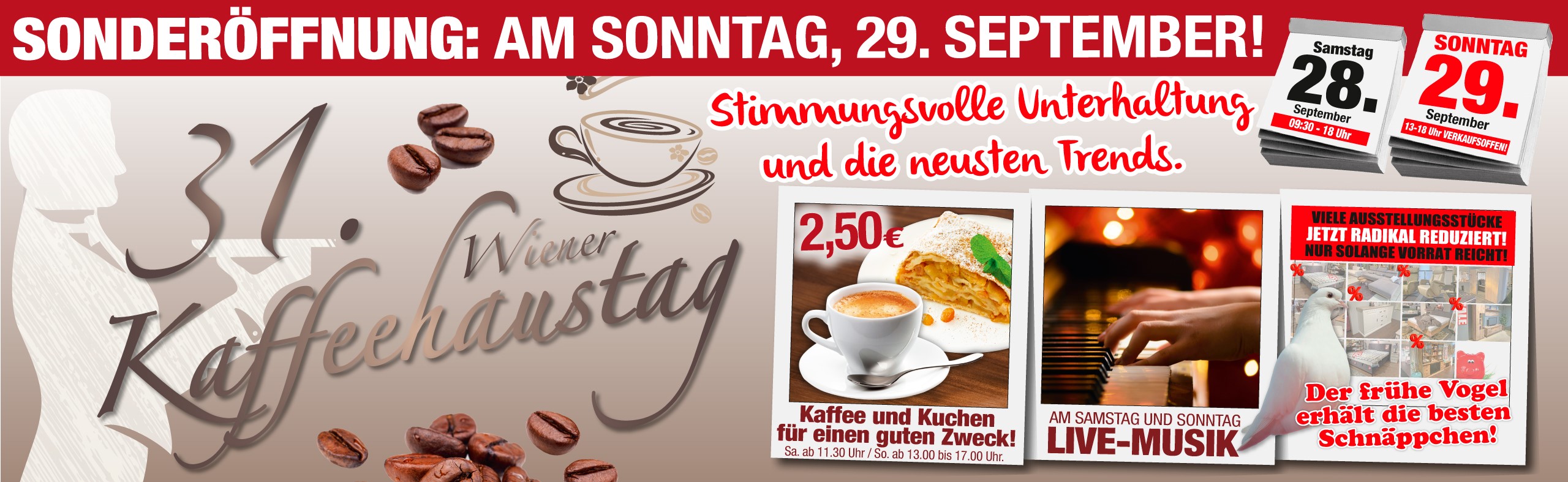 Wiener Kaffeehaustag 28.09.2024 + 29.09.2024